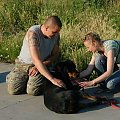 Farrida i Bonus pierwsze szkolenie #rottka #fundacja #hodowla #adopcja #pies #psy