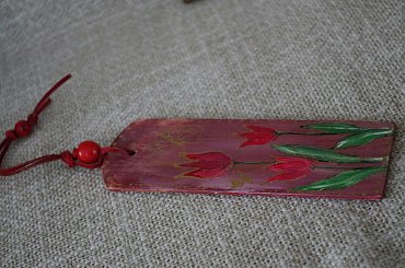 steresa, decoupage, zakładka do książki #bombki #BożeNarodzenie #chustecznik #doniczkai #dzwonki #ozdoby #steresa #świąteczne