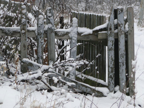 Pierwszy tej Zimy śnieg , szkoda że po 3 dniach nie było po nim już śladu i roztopił się tuż przed świętami ...