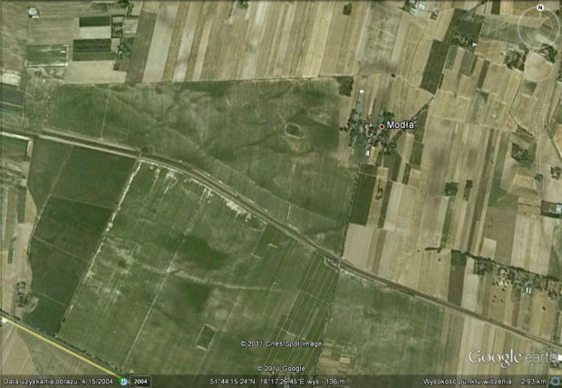zdjęcia satelitarne linii kolejowej #geometria