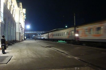 Dworzec w Chabarowsku - 18-12-2011 #Chabarowsk #dworzec #kolej #Rosja