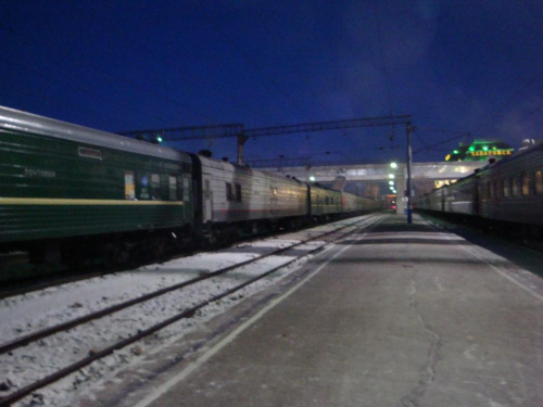 Dworzec w Chabarowsku - 18-12-2011 #Chabarowsk #dworzec #kolej #Rosja