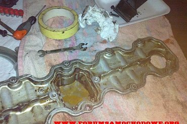 renowacja pokrywy zaworów daewoo espero 1.8 - Lukas&veet - forumsamochodowe.org #polerowanie #PolerowanieNaLustro #silnika #SzczotkeDrucianą #tuning #Zaworow