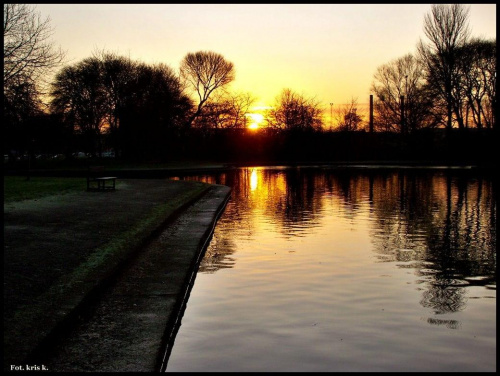 Zachód słońca w Richmond Park...(Glasgow)..