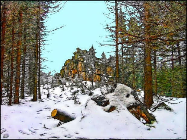 Dromader - Karkonosze #góry #zima #krajobrazy
