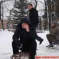 kulig i zabawy na śniegu #Sobieszyn #Brzozowa