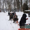 kulig i zabawy na śniegu #Sobieszyn #Brzozowa