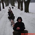 kulig i zabawy na śniegu #Sobieszyn #Brzozowa