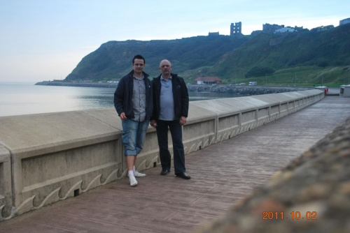 ojciec i syn #morze #Scarborought #UkAnglia