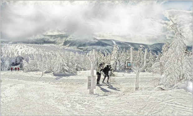 kraina Królowej "Śnieżki" i dziadka Mroza #zima #krajobraz #góry