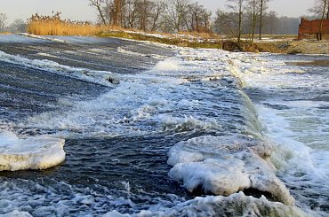 #Kłodnica #przyroda #rzeka #Sławięcice #woda #wodospad #zima