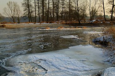 #Kłodnica #przyroda #rzeka #Sławięcice #woda #wodospad #zima