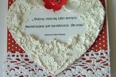 Mini Walentynka #rumia #steresa #WalentynkaRęcznieRobiona