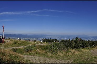 Widok ze Skrzycznego. #panorama #góry #skrzyczne #wycieczka