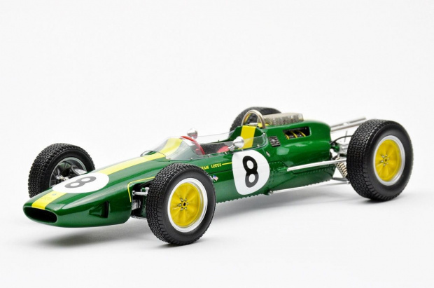 Lotus Type 25 #8 Jim Clark 1963 Italian GP Winner - Spark 1:18