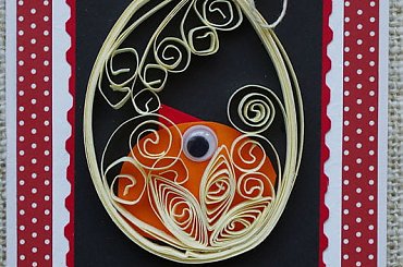 kartka wielkanocna quilling #KartkaQuillingowa #KartkiWielkanocne #quilling #RęcznieRobiona #wielkanoc