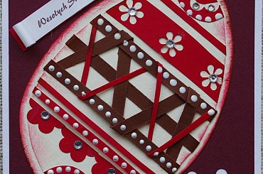 kartka wielkanocna #KartkaQuillingowa #KartkiWielkanocne #quilling #RęcznieRobiona #wielkanoc