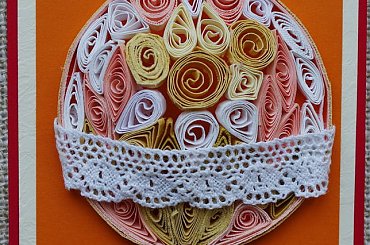 kartka wielkanocna quilling #KartkaQuillingowa #KartkiWielkanocne #quilling #RęcznieRobiona #wielkanoc