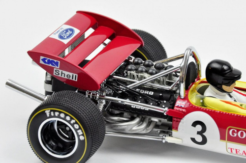 Lotus 49C# 3 Jochen Rindt 1st 1970 Monaco F1 GP - 1:18 Quartzo