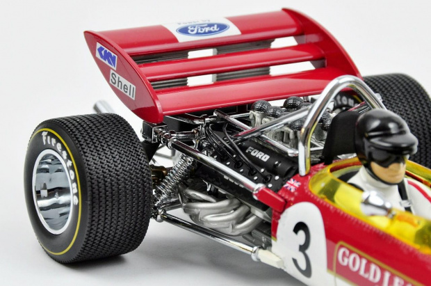 Lotus 49C# 3 Jochen Rindt 1st 1970 Monaco F1 GP - 1:18 Quartzo