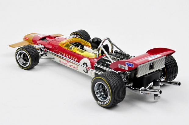 Lotus 49C# 3 Jochen Rindt 1st 1970 Monaco F1 GP - 1:18 Quartzo