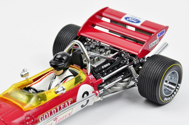 Lotus 49C# 3 Jochen Rindt 1st 1970 Monaco F1 GP - 1:18 Quartzo