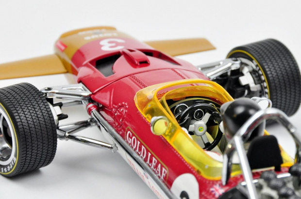 Lotus 49C# 3 Jochen Rindt 1st 1970 Monaco F1 GP - 1:18 Quartzo