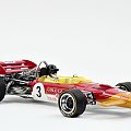 Lotus 49C# 3 Jochen Rindt 1st 1970 Monaco F1 GP - 1:18 Quartzo