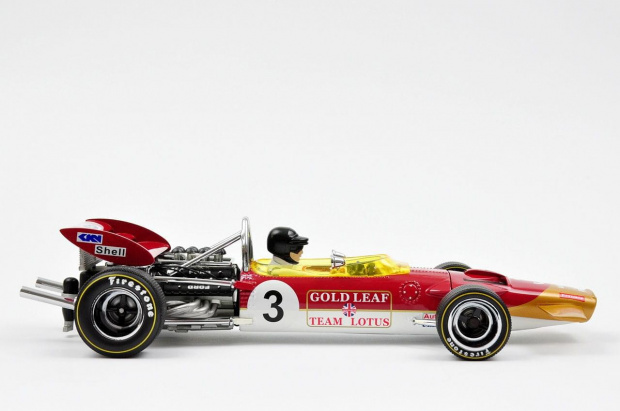 Lotus 49C# 3 Jochen Rindt 1st 1970 Monaco F1 GP - 1:18 Quartzo