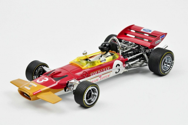 Lotus 49C# 3 Jochen Rindt 1st 1970 Monaco F1 GP - 1:18 Quartzo