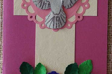 Kartka z okazji Bierzmowania ręcznie robiona. #bierzmowanie #kartka #RęcznieRobiona #pamiątka