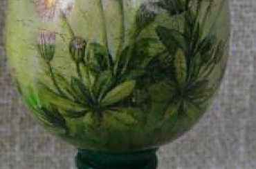 jajo drewniane zdobione techniką decoupage #akrylowe #decoupage #drewniane #jajo #technika #wielkanocne #zdobione