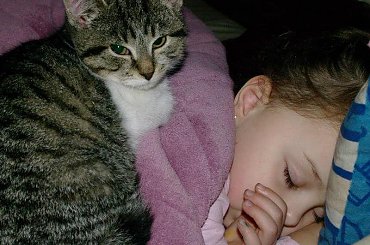 Słodki sen z pupilami :) #Maja #pupile #sen