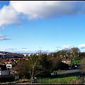 Widok na południowo-wschodnią część Glasgow...