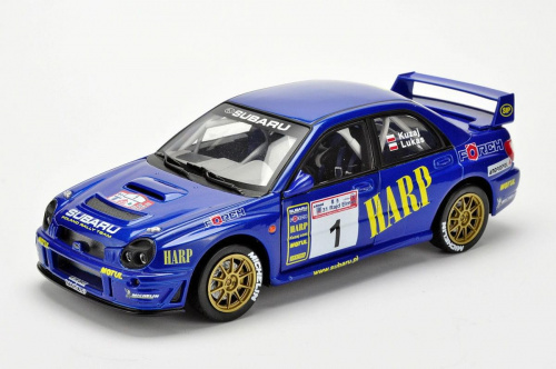 Subaru Impreza WRC #1 L.Kuzaj/M.Lukas 31 Rajd Elmot 2003 - 1:18 Solido