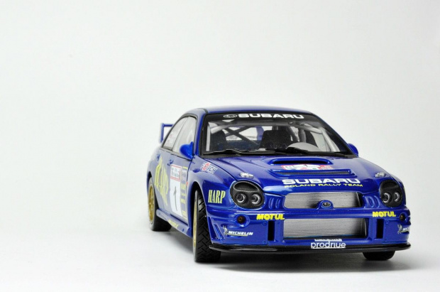 Subaru Impreza WRC #1 L.Kuzaj/M.Lukas 31 Rajd Elmot 2003 - 1:18 Solido