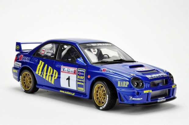 Subaru Impreza WRC #1 L.Kuzaj/M.Lukas 31 Rajd Elmot 2003 - 1:18 Solido