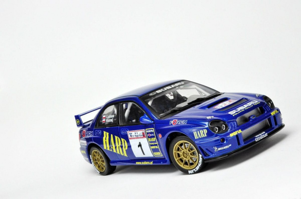 Subaru Impreza WRC #1 L.Kuzaj/M.Lukas 31 Rajd Elmot 2003 - 1:18 Solido