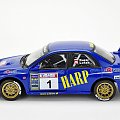 Subaru Impreza WRC #1 L.Kuzaj/M.Lukas 31 Rajd Elmot 2003 - 1:18 Solido