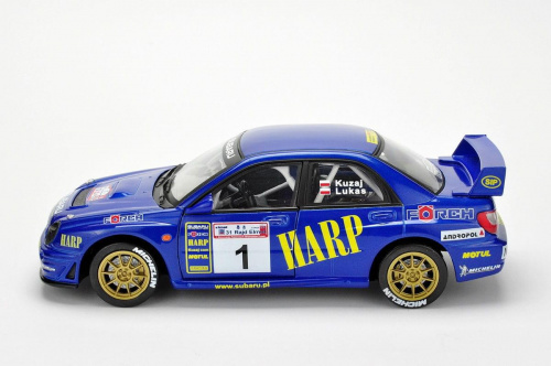 Subaru Impreza WRC #1 L.Kuzaj/M.Lukas 31 Rajd Elmot 2003 - 1:18 Solido