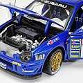 Subaru Impreza WRC #1 L.Kuzaj/M.Lukas 31 Rajd Elmot 2003 - 1:18 Solido